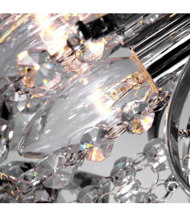 Ceiling Lighting Chandelier Modern K9 Crystal Transparent 40 x 28 H (cm)