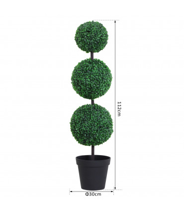 Artificial Boxwood Topiary Trees