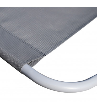 Outdoor Double Rocking Bed Hammock-Grey Texteline Double - 212cm x 175cm x 60cm