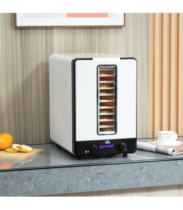 Food Dehydrator 11Tier White 26cm x 39cm x 38cm 550W Food Dryer Machine