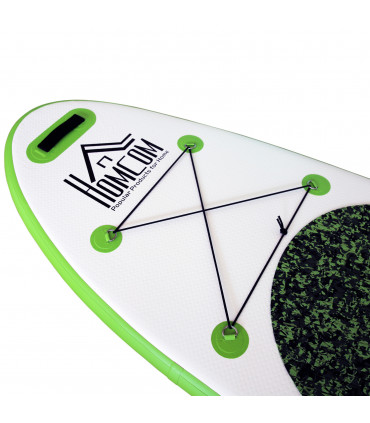 10ft Inflatable Surfing Board W/ Paddle, Fix Bag, Air Pump, Fin HOMCOM