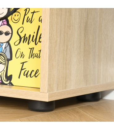 Bookcase 178cm 8-Shelf Beige Particleboard Melamine Surface 70cm x 24cm