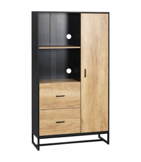 Kitchen Cupboard, Microwave Stand with Storage Cabinet, Soft Close Doors