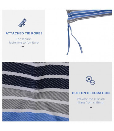 Polyester Bench Cushion Set