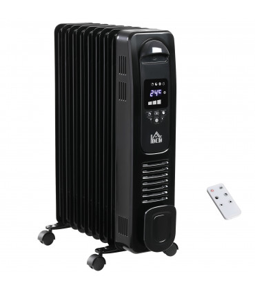 Black 2180W Digital Oil Filled Radiator