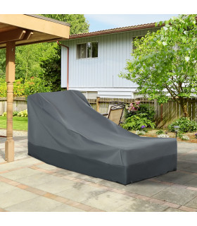 Outdoor & Garden Furniture Cover Water Resistant Dark grey Light grey 200x86cm