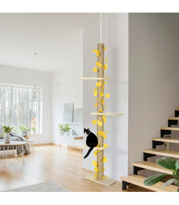 Adjustable Floor-To-Ceiling Cat Tree