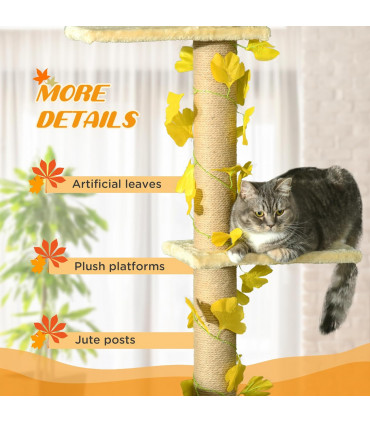 Adjustable Floor-To-Ceiling Cat Tree