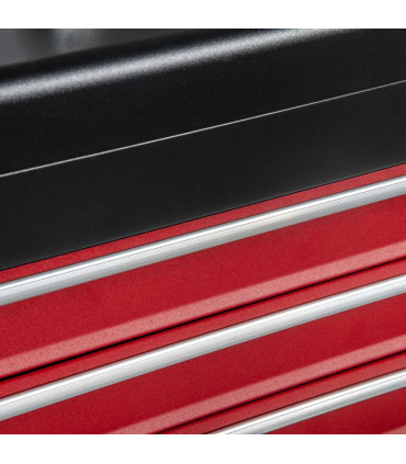 3 Drawer Tool Chest Lockable Tool Box w/ Ball Bearing Runners 51cmx22cmx32cm