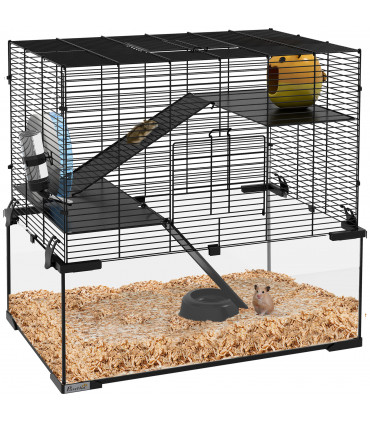 Cage w/ Deep Glass Bottom