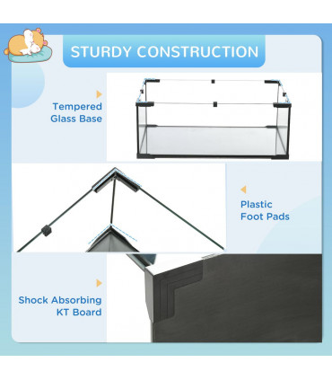 Cage w/ Deep Glass Bottom