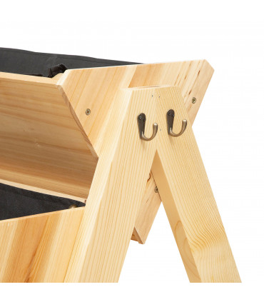 3-Tier Fir Wood Plant Stand