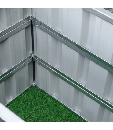3 Tier Raised Garden Bed, Elevated Planer Box Kit  A Pairs of Glove Grey
