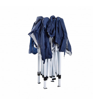 Gazebo Blue 3m x 3m x2.55m Garden Pop Up Marquee Party Tent Wedding Canopy