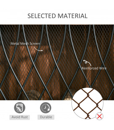 3-Panel Folding Fireplace Screen Metal Mesh Fire Spark Guard Black