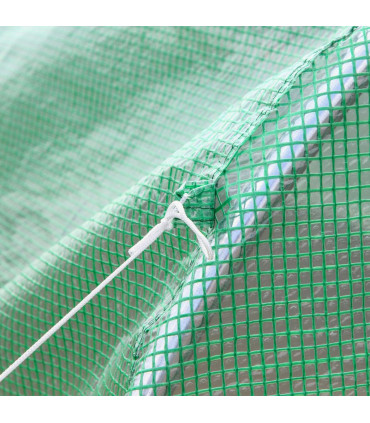Polytunnel Greenhouse PE Cover Green 3.5L x 2W x 2H m Walk-in Tunnel Greenhouse