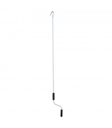 Awning 3.5x2.5m Manual Beige Polyester Window Door Sun Shade w/ Handle