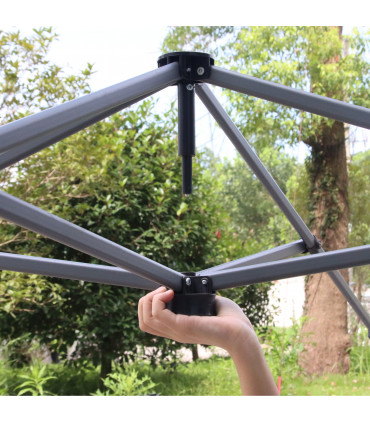 Pop Up Gazebo Blue UV50+ fabric 305cm x 305cm x 290cm 3x3M Foldable Carry Bag