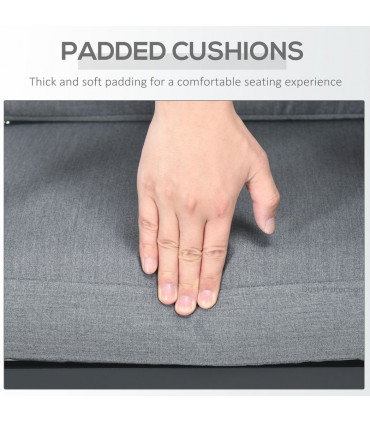 Aluminium Grey Fire Pit Table 85W x 85D x 68H cm 4 Seater Garden Furniture Set