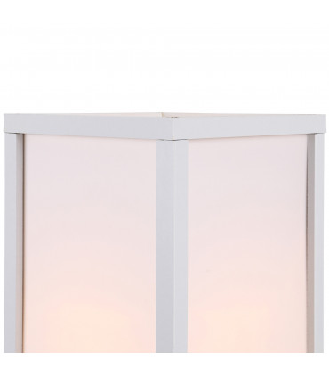 Floor Lamp White 26cm x 26cm x 160cm 4-Tier Floor Lamp with Storage Shelf