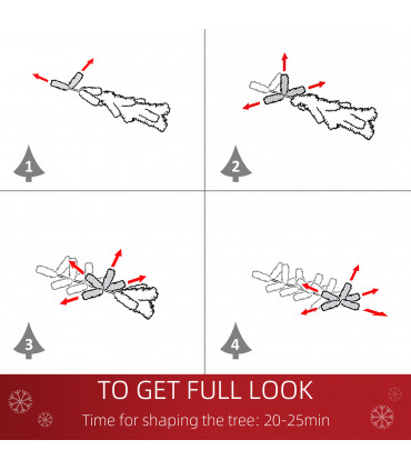 Holiday Xmas 5FT Pink Artificial Christmas Tree Automatic Open for Home Party