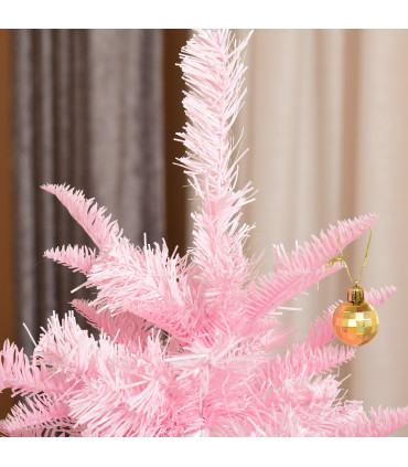 Holiday Xmas 5FT Pink Artificial Christmas Tree Automatic Open for Home Party