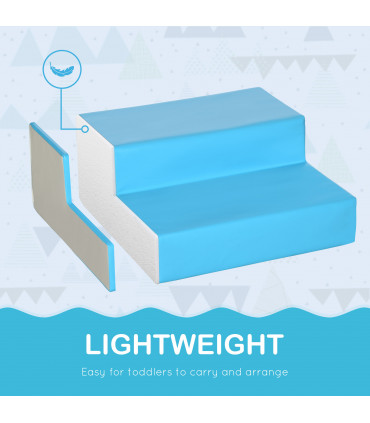 Baby Soft Play Equipment 6 Piece Foam Blocks Multi-colored 48x45x25 cm - HOMCOM