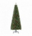 6ft Green Pencil Christmas Tree