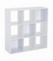 9 Cube Storage Unit Cabinet Bookcase Display Shelves Chipboard - White