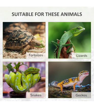 Wooden Tortoise House Grey 94L x 63W x 33H cm Durable Fir Wood Two-Room Design