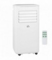 Portable Air Conditioner 9,000 BTU Cream White 35.3L x 35W x 72.5H cm