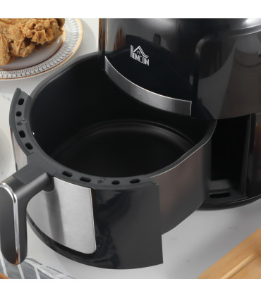 Air Fryer 1300W 4L with Rapid Air Circulation Timer and Nonstick Basket