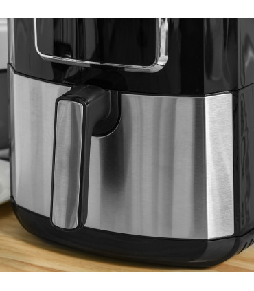 Air Fryer 1700W 6.5L with Digital Display Timer for Low Fat Cooking HOMCOM
