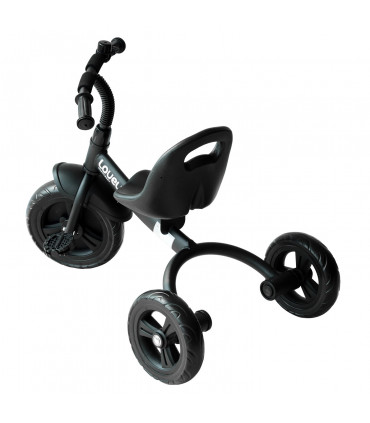 Baby Kids Children Toddler Tricycle Ride on Trike W/ 3 Wheels Black Metal Frame