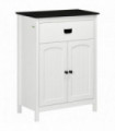 Bathroom Cabinet White MDF and Particle Board 60 cm x 30 cm x 80 cm