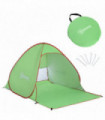 Beach Tent Green 210T Polyester 200L x 150W x 119Hcm Pop Up Sun Shade Shelter