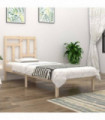 Bed Frame Solid Wood Pine 90x190 cm 3FT Single