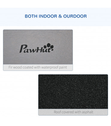 Bird Cage Wooden Aviary for Canary Cockatiel Parrot w/ Wheels Tray