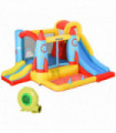 Bouncy Castle with Slide Pool Trampoline