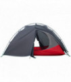 Silicone Dark Grey Camping Tent Compact 2 Man Dome Tent 230cm x 140cm x 110cm