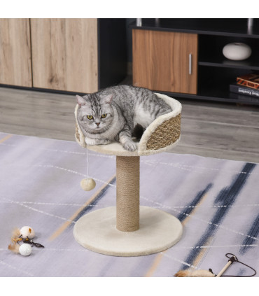 Cat Tree Tower Activity Center Climbing Stand with Scratching Posts Pawhut