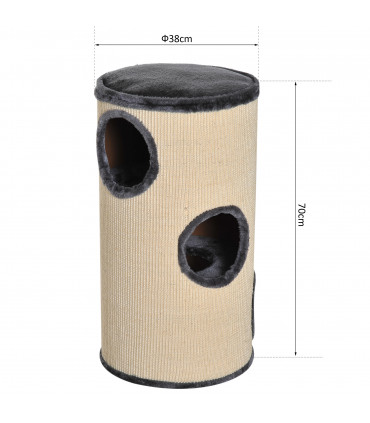 Cat Scratching Barrel