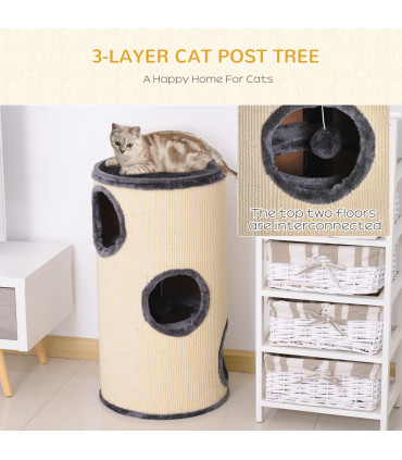 Cat Scratching Barrel
