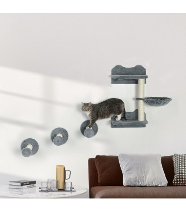 Cat Shelf with Scratching Post