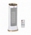 Ceramic Tower Heater 45° Oscillating Space Heater w/ Remote White