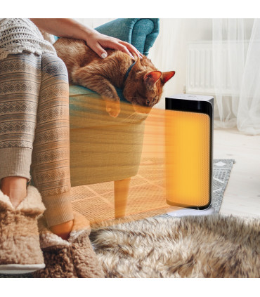 Ceramic Space Heater Oscillating Portable Tower Heater w/ Three Heating Mode