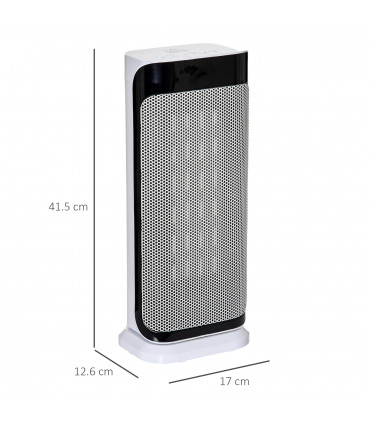 Ceramic Space Heater Oscillating Portable Tower Heater w/ Three Heating Mode