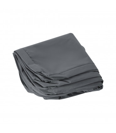 Cushion Cover Deep Grey Polyester 54cm x 57.5cm x 8cm Outdoor Rattan Furniture