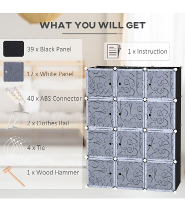 Plastic Modular Wardrobe