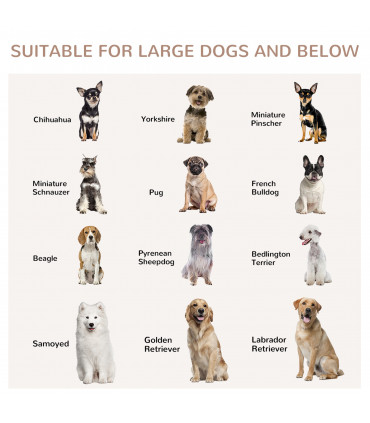 Dog Crate Furniture End Table w/ Lockable Door, for Large Dogs - White Pawhut